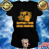 Support Your Local Farmer T-Shirt Ladies tee