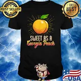 Sweet Georgia Peach Summer Fruits T-Shirt
