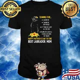 Thanks for happy mothers day to me best saint labrador mom sunflower shirt