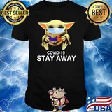 The Fedex Covid 19 Stay Away Baby Yoda Mask Shirt