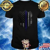 Thin Blue Line Flag Police Shirt