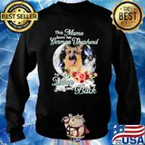 This Mama Loves Her German Shepherd To The Moon And Back Flower Shirt Sweater