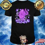 Tiger Magical Purple Tiger Love Butterfly Shirt