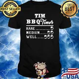 Tim BBQ Timer Beer Drinking Funny Grilling T-Shirt