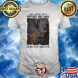 Time spent with guitars and dogs is never wasted shirt