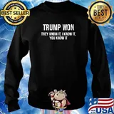 Trump won they know it i know it you know it s Sweater