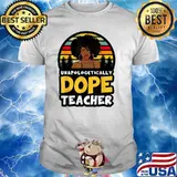 Unapologetically Dope Teacher Melanin Queen Vintage T-Shirt