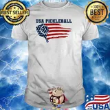 USA Flag Pickleball Design American Flag Shirt