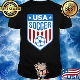 USA Soccer Team USA Flag Football T-Shirt