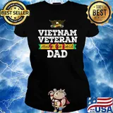 Vietnam Veteran Make The Best Dad T-Shirt Ladies tee