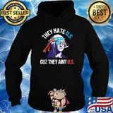 Vintage George Washington They Hate Us Cuz They Ain't Us Shirt Hoodie