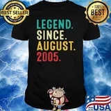 Vintage Legend Since August 2005 Shirt
