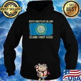 Vintage State Flag South Dakota is Calling and I Must Go Shirt Hoodie