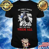 We Don't Know Them All But We Owe Them All Veteran American Flag Shirt