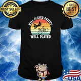 Well played gravity we played biker vintage shirt