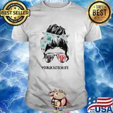 Women messy bun surgical tech life shirt