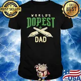 World's Dopest Dad Cannabis Marijuana Weed Shirt