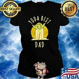 Yoda best dad ever father day s Ladies tee