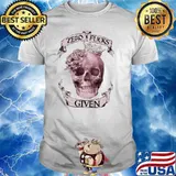 Zero Fucks Given Skull Crown Rose Shirt