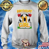 11th Birthday Soccer Birthday 11 Year Old Soccer Player T-Shirt Sweater