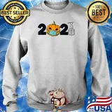 2021 Pumpkin Halloween Mask T-Shirt Sweater
