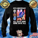 20th anniversary all gave some some gave all american flag Sweater
