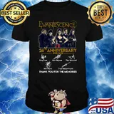 26th Anniversary Evanescences Art Band Music Legend T-Shirt