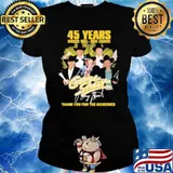45 Years 1976 2021 George Strait Thank You For The Memories Shirt Ladies tee