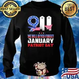 911 we will never forget january patriot day american flag Sweater