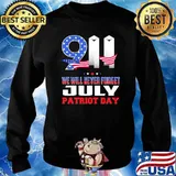 911 we will never forget July patriot day american flag Sweater