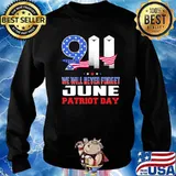 911 we will never forget June patriot day american flag Sweater