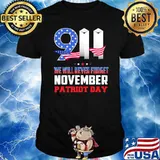 911 we will never forget November patriot day american flag shirt