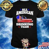All American Drinking Team Pontooning Shirt