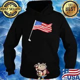 American Flag Golf Shirt Hoodie