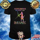 Archer Archery Assuming I'm Just An Old Lady Was Your First Mistake Watercolor Shirt