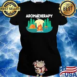 Aromatherapy camping vintage s Ladies tee