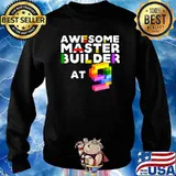 Awesome Master Builder At 9 Lego T-Shirt Sweater