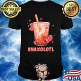 Axolotl Lover Snaxolotl Kawaii T-Shirt