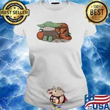 BABY YODA MISSING MANDO - HALLOWEEN Shirt Ladies tee