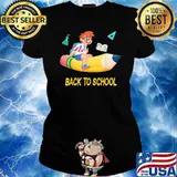 Back To School Boy Pencil T-Shirt Ladies tee
