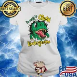 Back To School I'm Ready To Crush Kindergarten T-Rex Dino T-Shirt Ladies tee