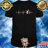 Badminton is in my heartbeat T-Shirt