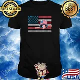 Baseball 4th Of July Usa Flag Shirt
