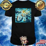 Basketball underwater design fireball T-Shirt