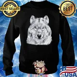 Beautiful wolf head wolf pack wild wolves wilderness T-Shirt Sweater