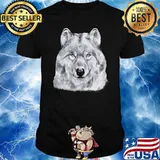Beautiful wolf head wolf pack wild wolves wilderness T-Shirt