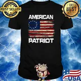 Betsy Ross American Flag 13 Patriot T-Shirt