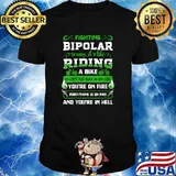 Bipolar Fighter Mania Mental Disorder Anxiety Psychosis T-Shirt