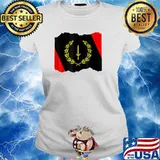 Black American Heritage Flag 1967 T-Shirt Ladies tee