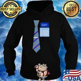 Blue Shirt Guy Halloween Costume T-Shirt Hoodie